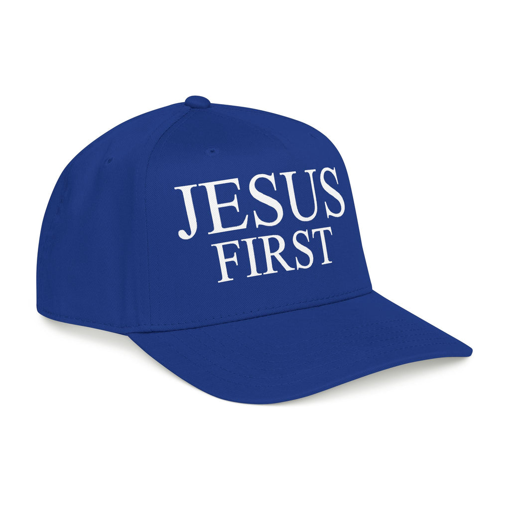 Jesus First Royal Blue Hat