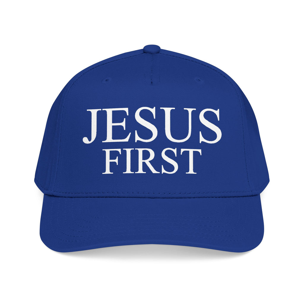 Jesus First Royal Blue Hat