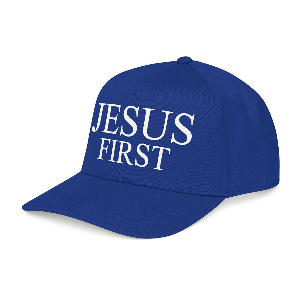 Jesus First Royal Blue Hat